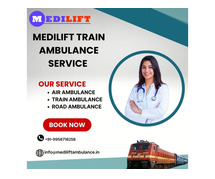 Medilift Train Ambulance service low-cost emergency medical service that provides