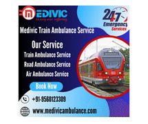 Medivic Train Ambulance Service in Delhi caters to the needs of patients