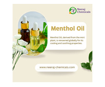 Menthol Oil Wholesalers in India