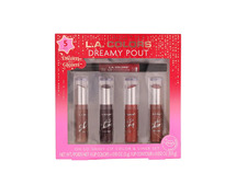 L.A. Colors 5 Pcs Dreamy Pout Lip Balm Set - Dreamy Pout - HOK Makeup