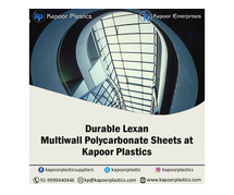 Durable Lexan Multiwall Polycarbonate Sheets at Kapoor Plastics