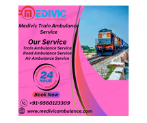 Medivic Train Ambulance in Bangalore can Handle all types of Medical Relocation