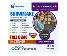 Expert Snowflake Online Course Hyderabad | Snowflake Course