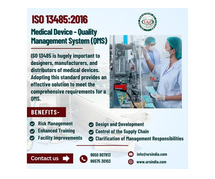 ISO 13485 Certification for Medical Devices in Delhi