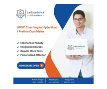 Best Coaching for IAS in Hyderabad | Best Civils Coaching in Hyderabad - La Excellence