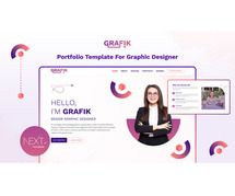 Graphic Designer Next.Js Portfolio Template