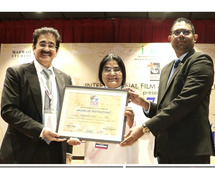 Award of Distinction Presented to Feature Film Maha Mahim DidiJi Murmu at 17th Global Film Festival