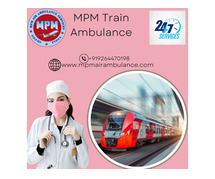 MPM Train Ambulance in Indore ensures Comfort and Care during Transfer