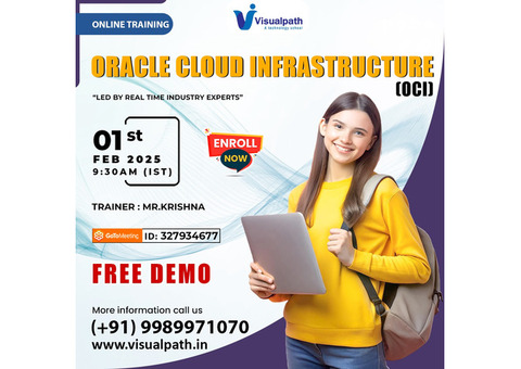 Attend Free Demo on - Oracle Cloud Infrastructure