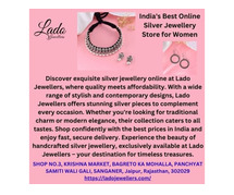 Top Online Silver Jewellery Store for Women in India