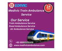 Medivic Train Ambulance in Bangalore provides patients with the best convenience