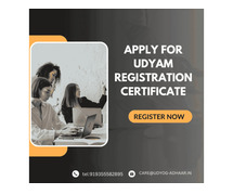 apply for udyam Registration certificate.