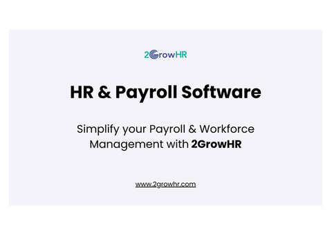 2GrowHR: Comprehensive HR and Payroll Software for Efficient Workforce Management