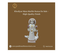 Khodiyar Mata Marble Statue for Sale – High-Quality Finish