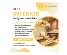 Transform Your Space with the Best Interior Designers in Delhi NCR