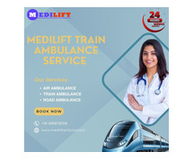 Medilift Train Ambulance in Patna has Modern Medical Equipment inside the Train