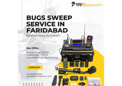 Bug  Sweeping services  in Faridabad