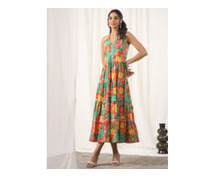 Discover the Latest Collection of Printed Halter Neck Dresses for Women