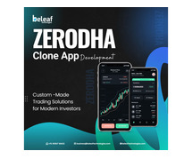 Leading  zerodha clone app development company - Beleaf Technologies