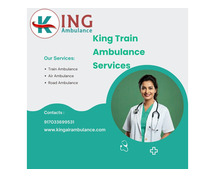 King Train Ambulance in Ranchi includes Latest Emergency Equipment