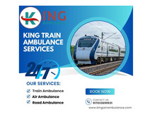 King provides Fully Assisted Train Ambulance Service in Kolkata