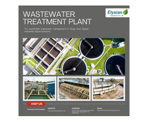 Wastewater Treatment Plant in Vizag | 9100122822 | Elysian industries