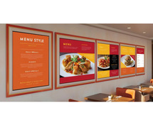 Digital Signages for Restaurants- Digital Menu Boards- Brand Signages