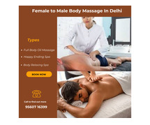 Female to Male Body Massage in Delhi at Dream Spa Delhi