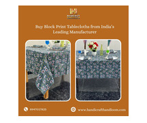 Buy Block Print Tablecloths from India’s Leading Manufacturer