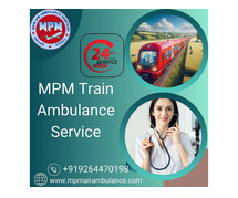 MPM offers Fully Customizable Train Ambulance Services in Siliguri