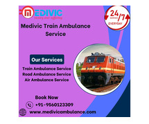 Medivic Train Ambulance in Darbhanga provides a Wide Range of Medical Transportation