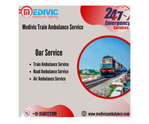 Opt for MedivicTrain Ambulance in Lucknow to Transport Patient at Any Time