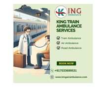 King Train Ambulance in Patna is Fully Customizable as per the needs of the Patient