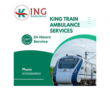 King Train Ambulance in Raipur is available for every kind of emergency