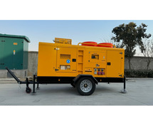 Mobile Lighting Tower Genset with Water Pumps for Irrigation Drainage