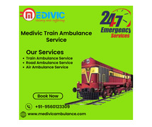 Medivic Train Ambulance is Available at any Time for Critical Patients in Lucknow