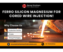 Premium Ferro Silicon Magnesium for Cored Wire Injection – Contact Us Today!