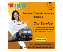 Professional Medical Help will be provided by Medivic Train Ambulance in Lucknow