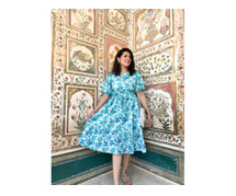 Upgrade Your Style with Beautiful Blue Puff Sleeve Dresses for Women