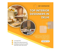 Top Interior Designers in Delhi for Modern & Traditional Spaces