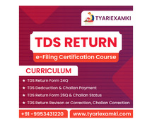 TDS Return E Filing Online Course