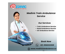 Medivic Train Ambulance in Raipur is very helpful in transporting patients to other places