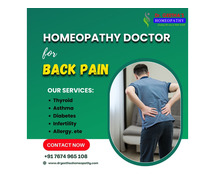 Get Expert Homeopathy Treatment for Back Pain in Hanamkonda – Dr. Geetha’s Homeopathy