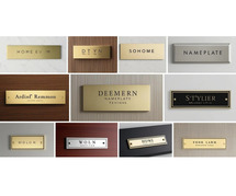 Office Desk Name Plaques in India- Custom Nameplates - Personalized Name Plate