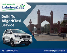 Book Delhi To Aligarh Cab Service 24/7 Available