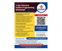 1-Day Python Bootcamp Training in Madurai