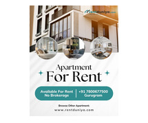 Find Your Dream Apartment for Rent in Gurgaon – Top Locations & Prices