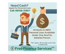 Top Salaried Personal Loan Providers in Delhi/NCR: Best Rates & Quick Approval