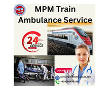 Choose MPM Train Ambulance in Kolkata to transport critically sick patients