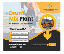 Affordable Price पर Buy Drum Mix Plant